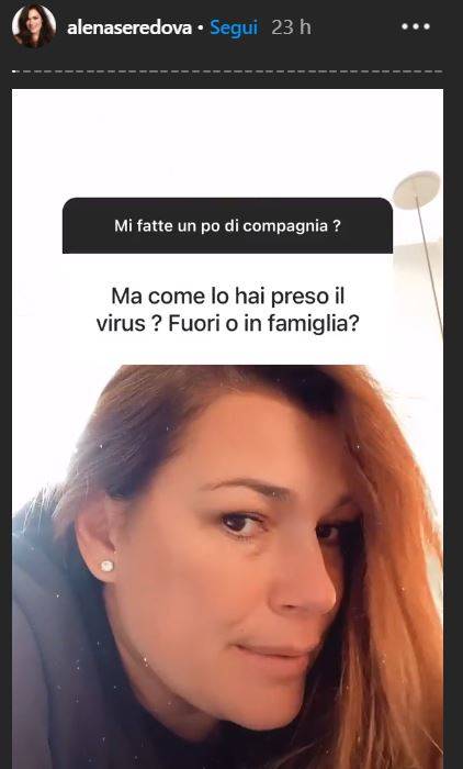 alena seredova positiva al covid, il dramma dell'attrice