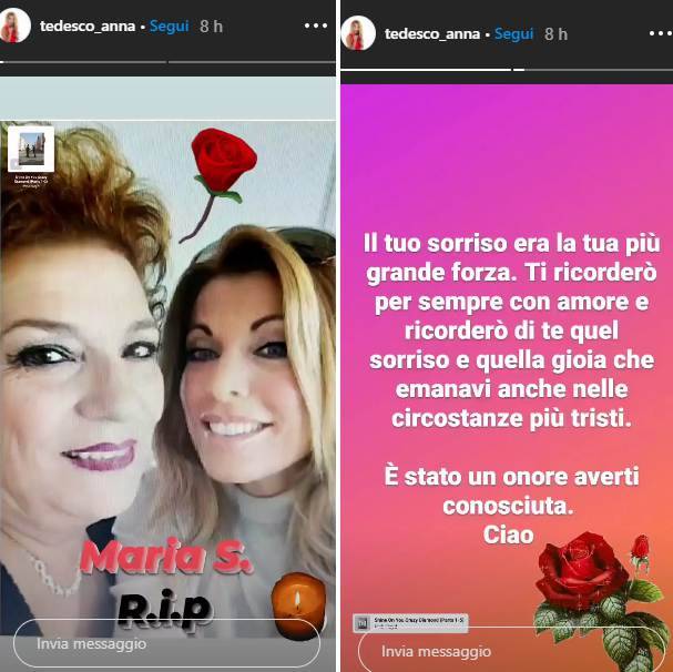 maria s morta uomini e donne