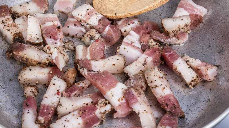 pancetta in padella