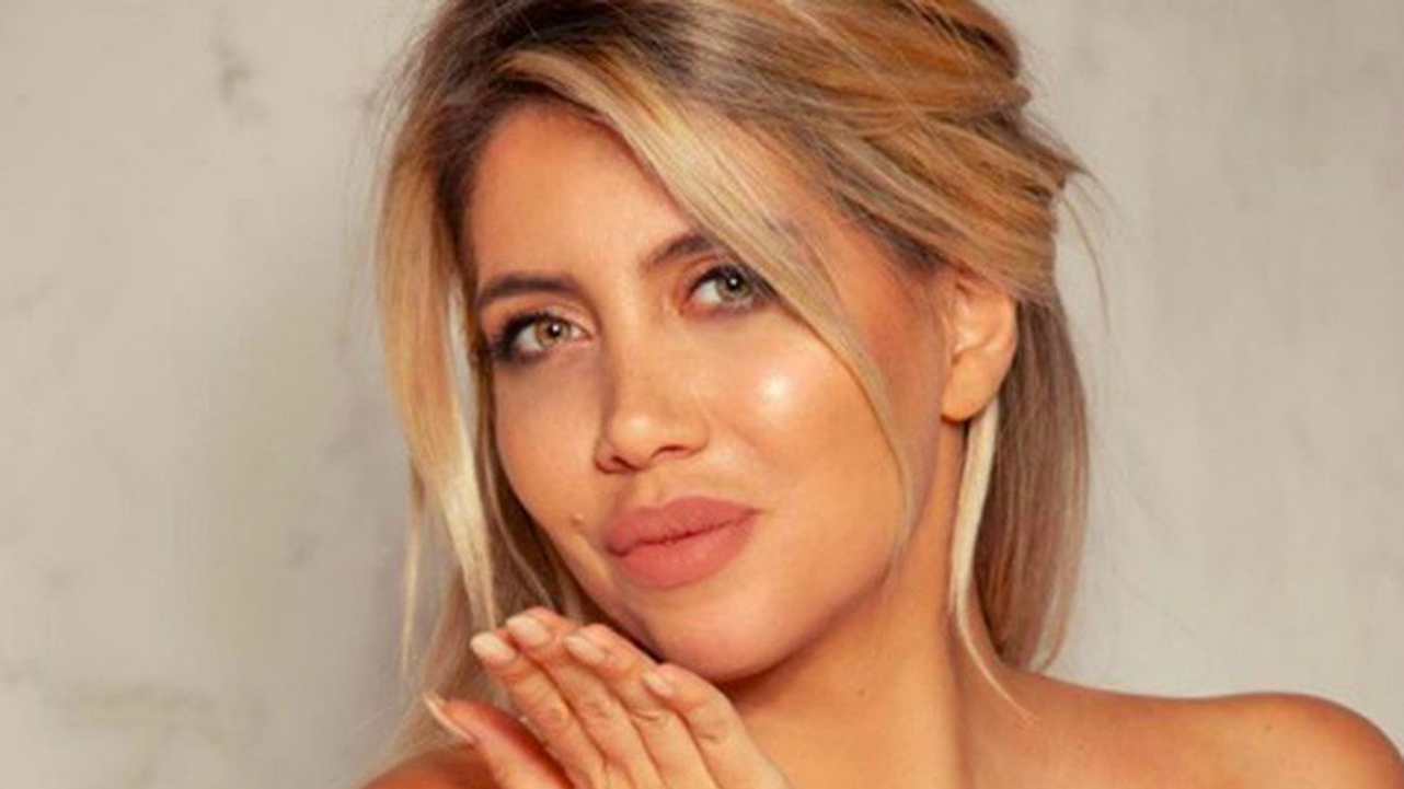 wanda nara primo piano viso