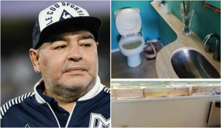 Maradona, le foto della casa diventano virali