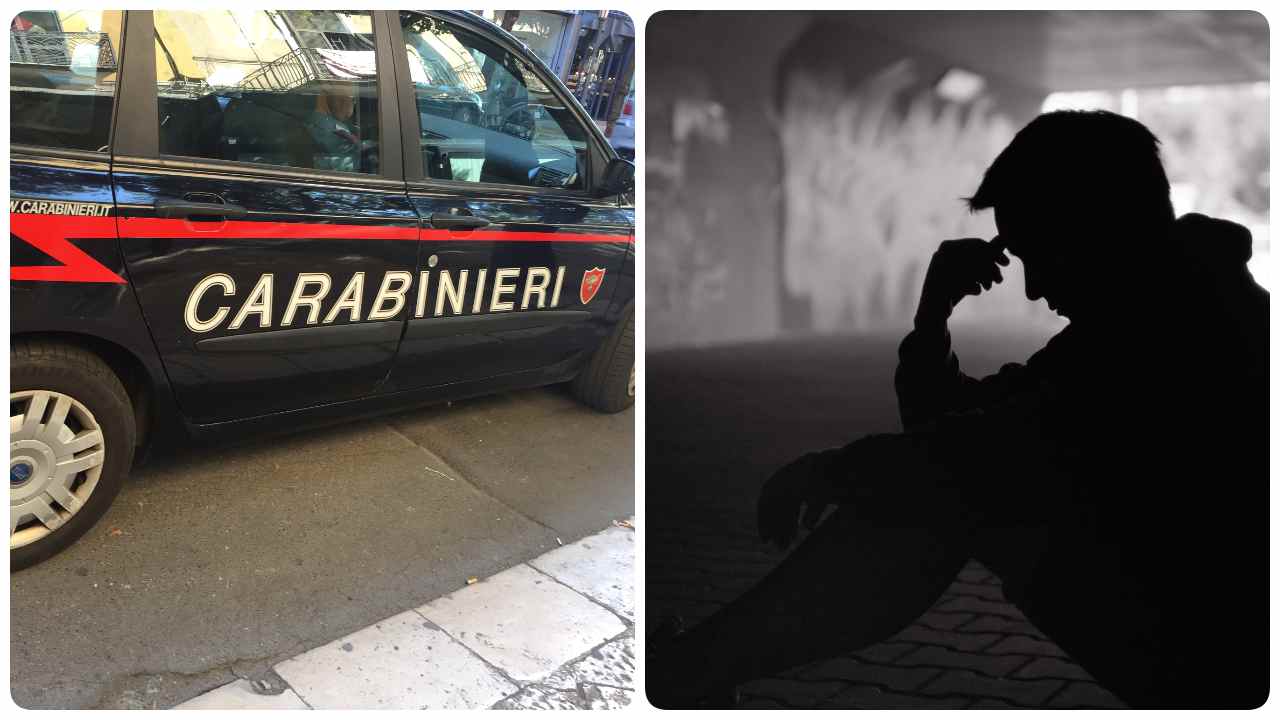 tenta suicidio salvato dai carabinieri