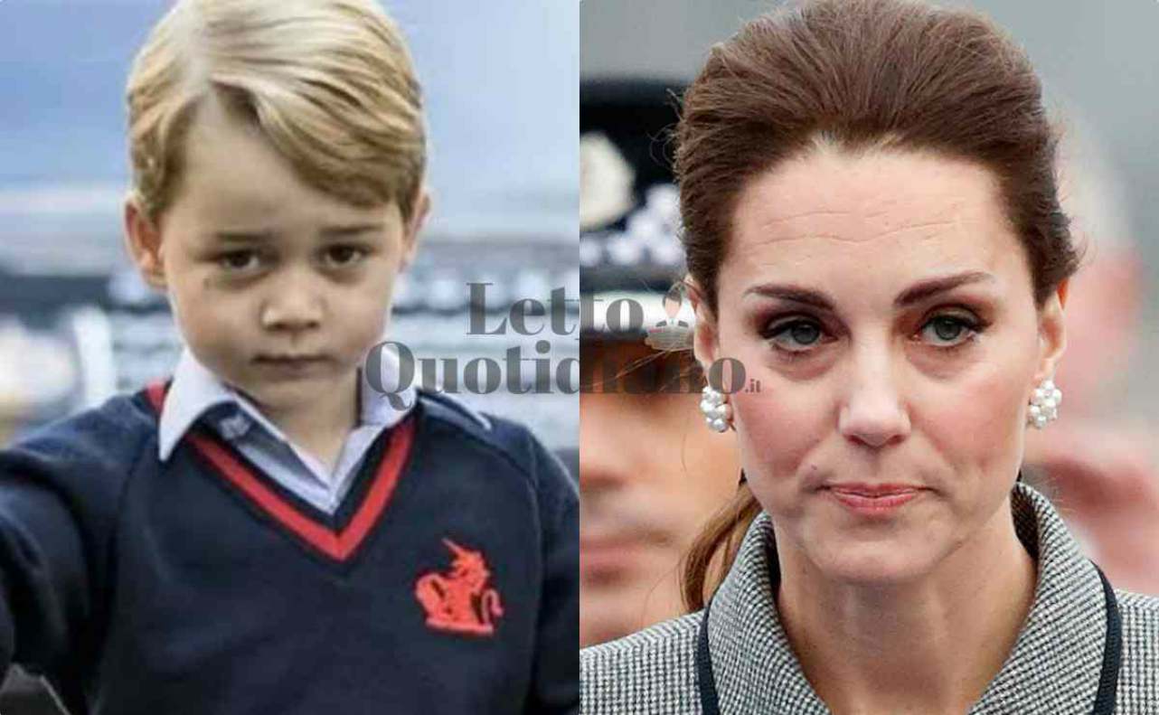 Kate Middleton, il piccolo George umiliato