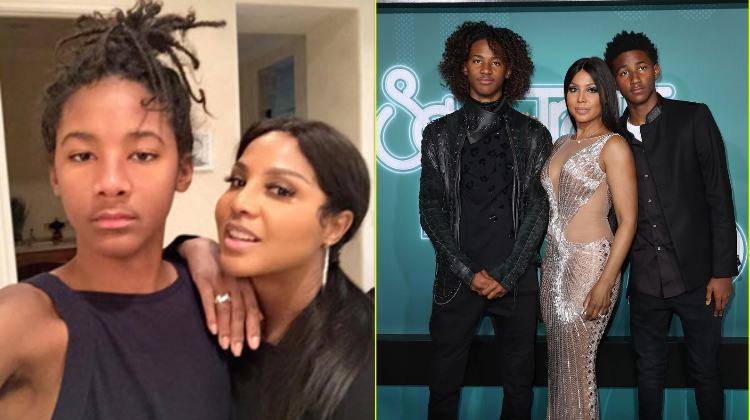 Toni Braxton e figli