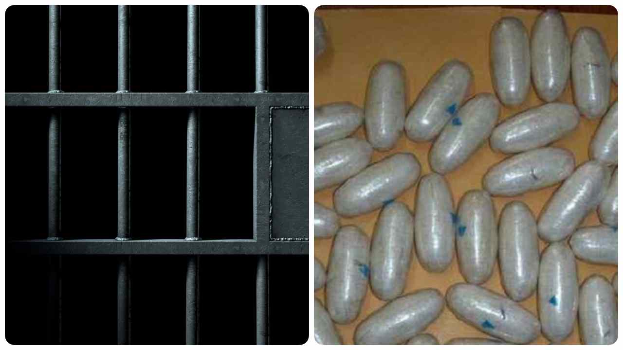 detenuto carcere ovuli droga
