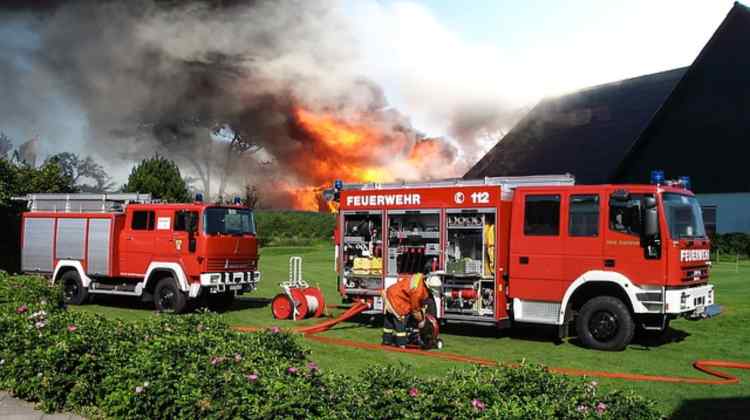 fabbrica di fuochi d'artificio e l'incendio