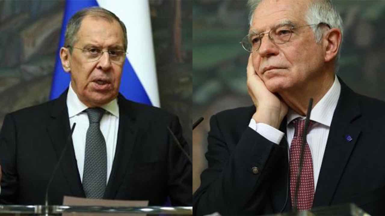 Sergei Lavrov e Joseph Borrell