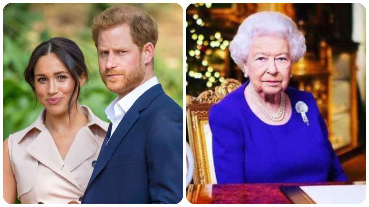Duchi di Sussex e Regina Elisabetta