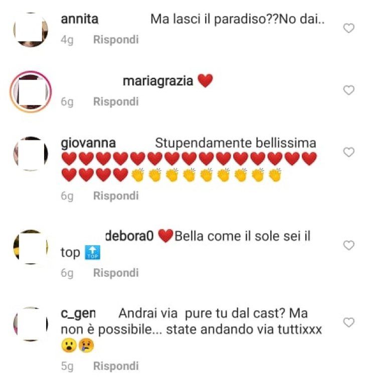 Giulia Arena commenti choc