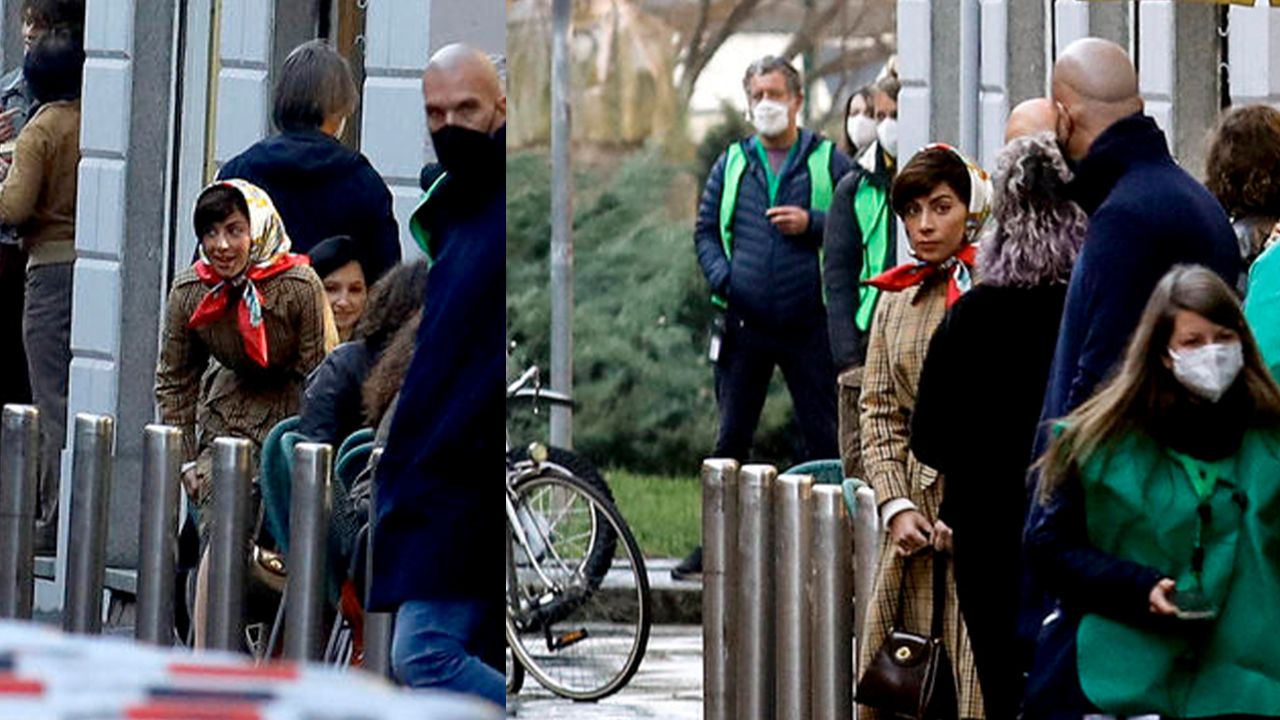 Lady Gaga Pausa a Milano col panzerotto 