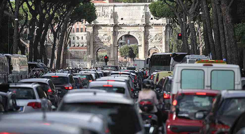 Roma è la città più trafficata d'Italia