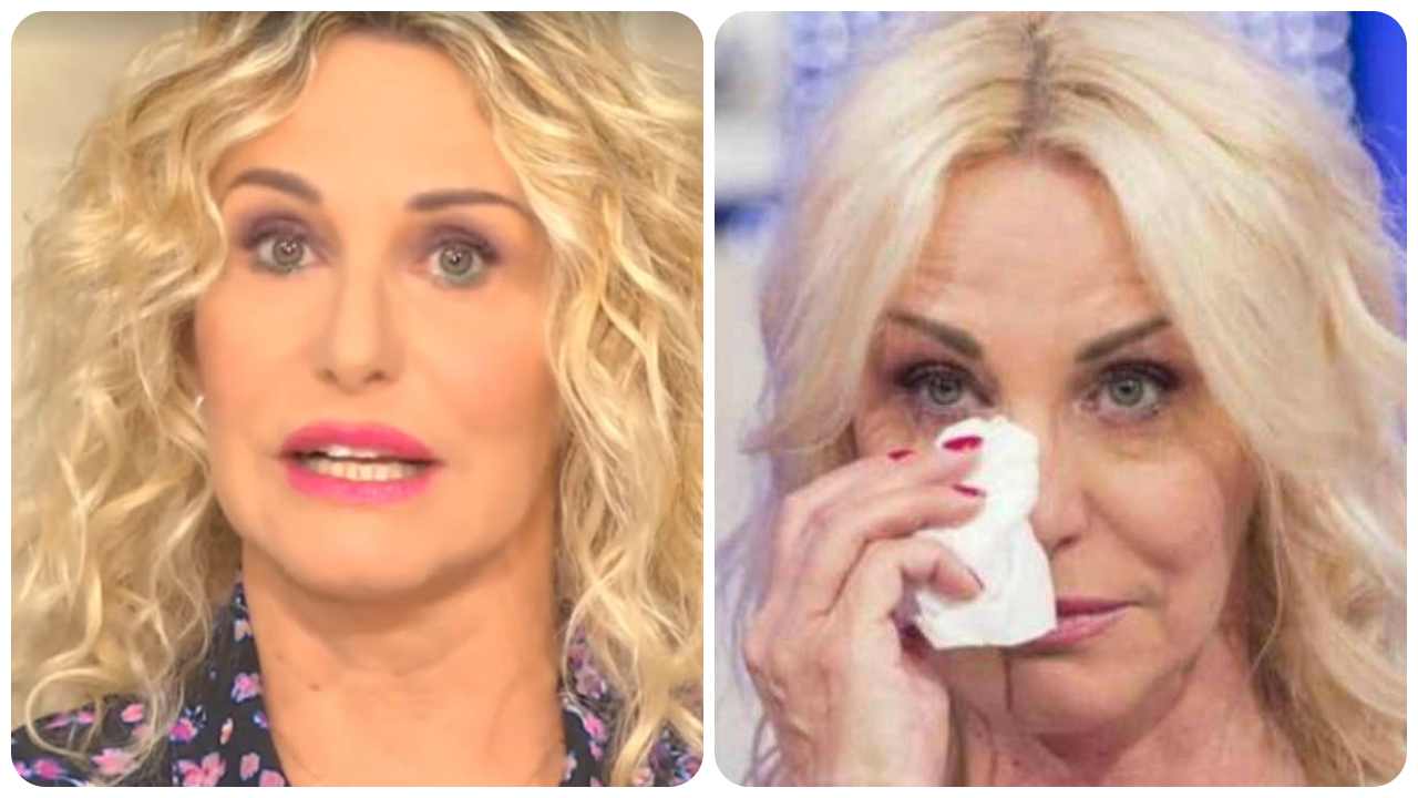 Antonella Clerici in lacrime