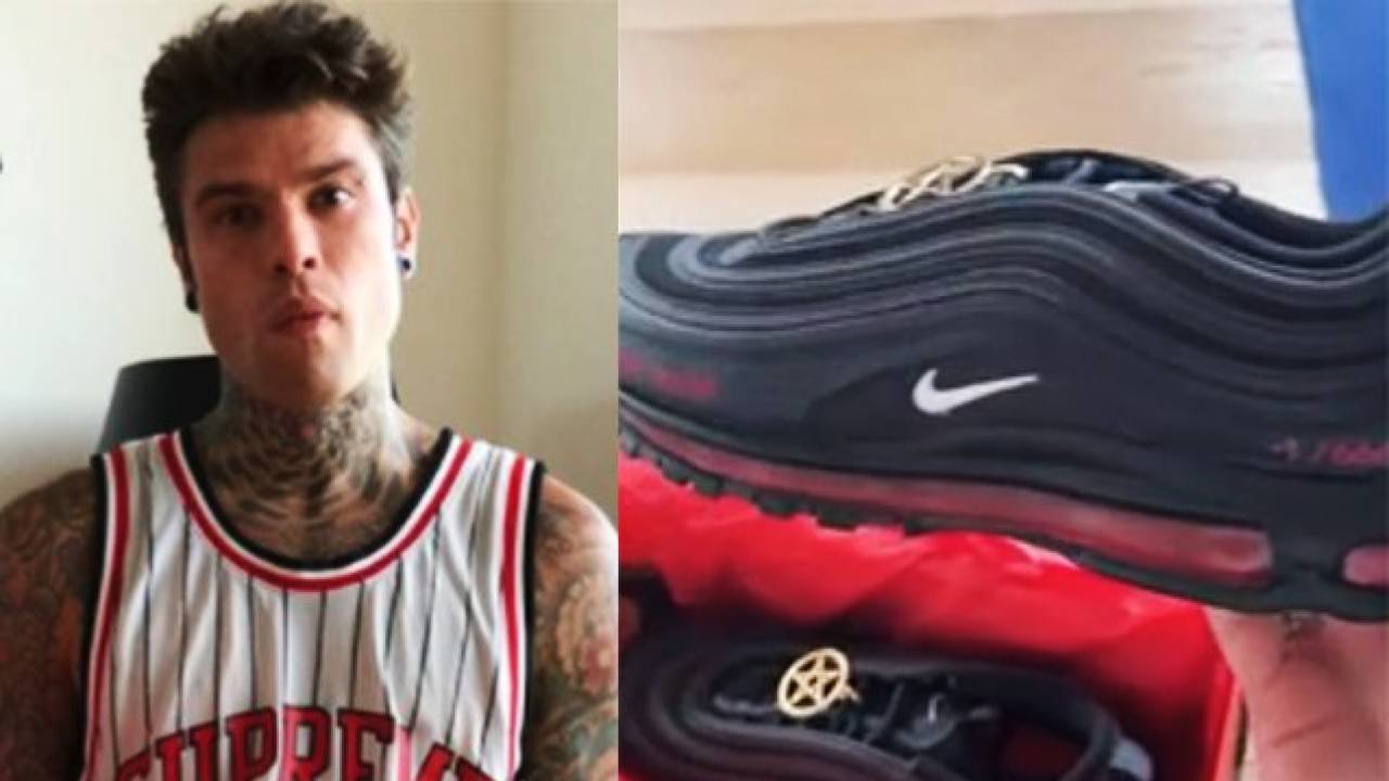 Fedez indigna con satan shoes