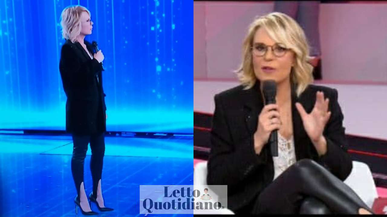 Maria De Filippi look 24 aprile Amici 20