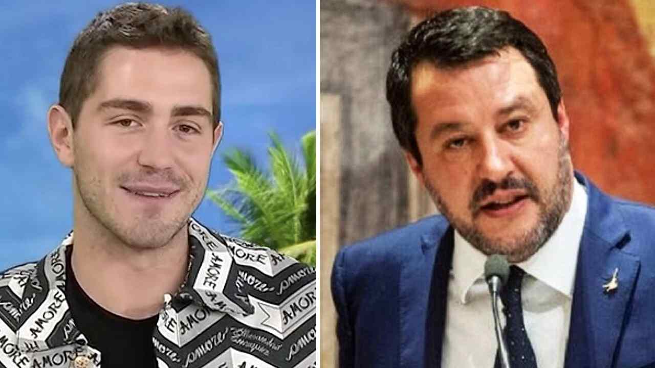 Tommaso Zorzi e Matteo Salvini