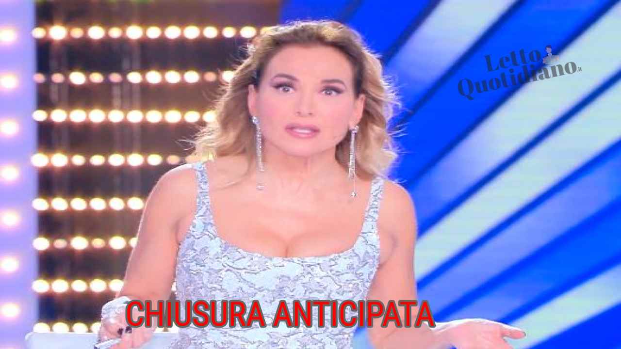 Barbara D'Urso chiude prima