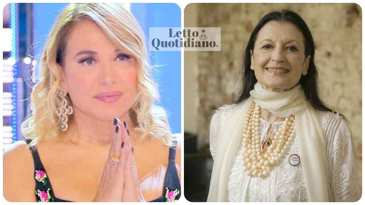 Barbara D'Urso insultata per foto con Carla Fracci