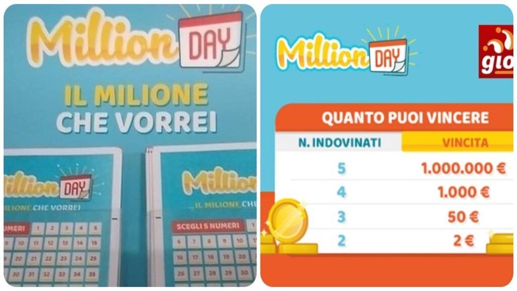 Estrazione Million Day di oggi martedì 25 maggio 2021