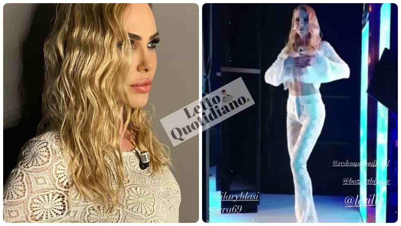 Ilary Blasi look 15'puntata Isola dei Famosi