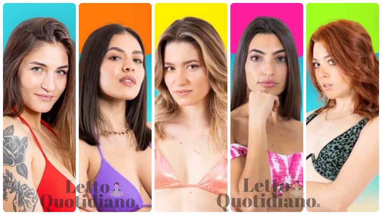 Love Island concorrenti- le ragazze