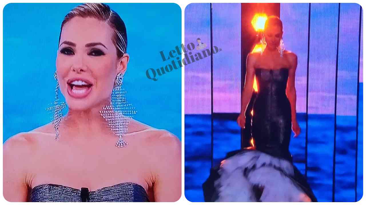 L'Isola dei Famosi, look Ilary Blasi ultima puntata