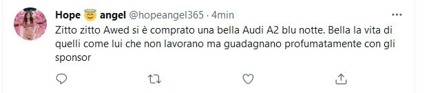 Commento follower Awed