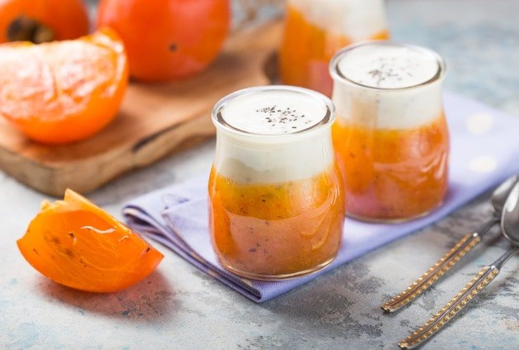 Yogurt con cachi -Lettoquotidiano