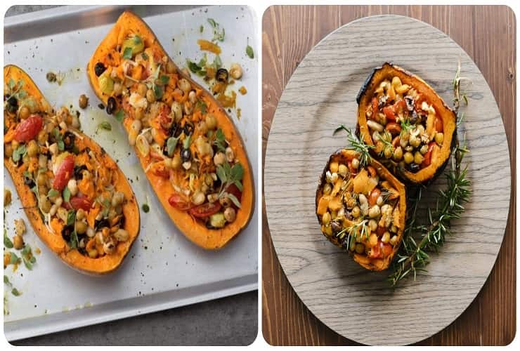 Zucca ripiena al forno -Lettoquotidiano