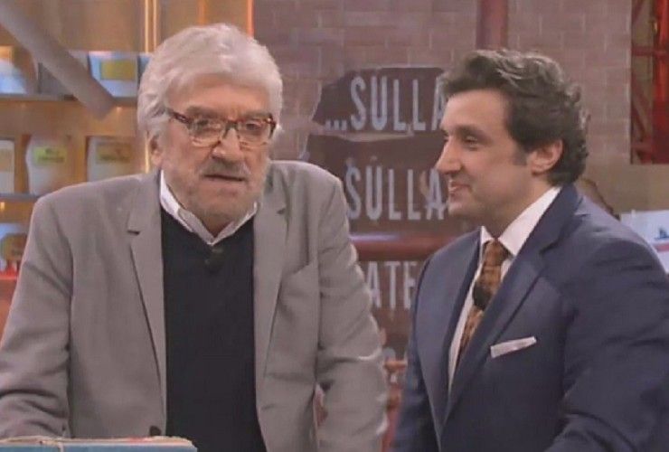 Gigi Proietti e Flavio Insinna