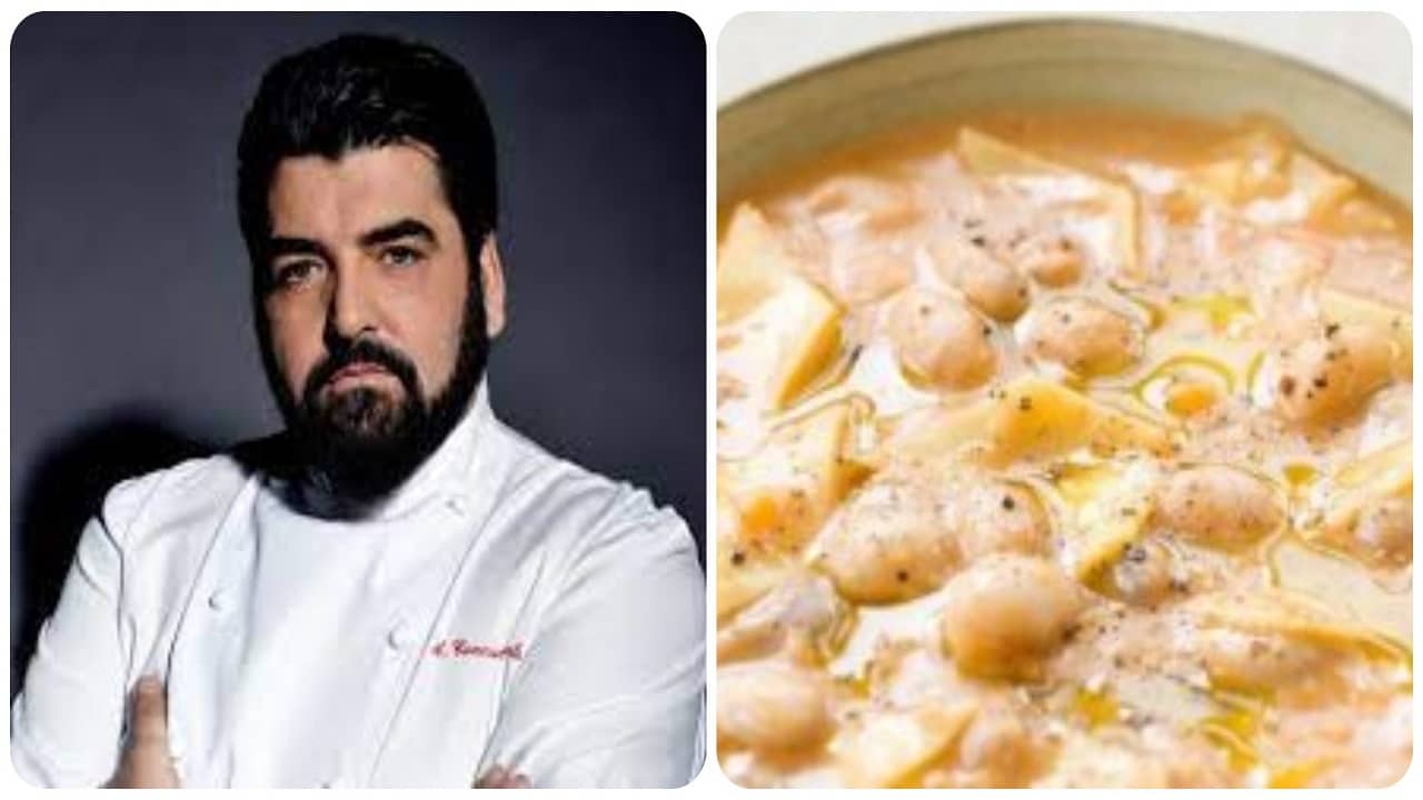 Pasta e fagioli di Antonino Cannavacciuolo -Lettoquotidiano