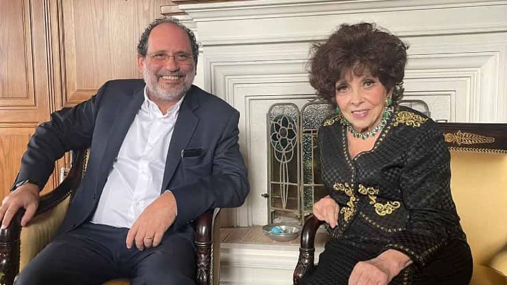 Antonio Ingroia e Gina Lollobrigida