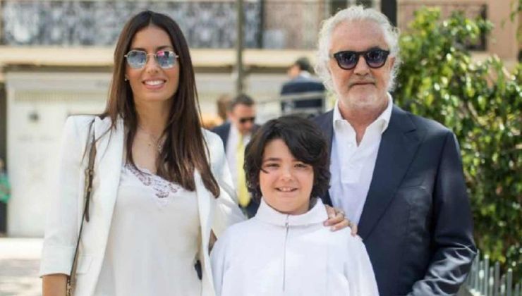 Elisabetta Gregoraci, Nathan e Flavio Briatore