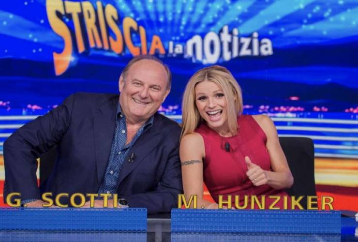 Gerry Scotti e Michelle Hunziker