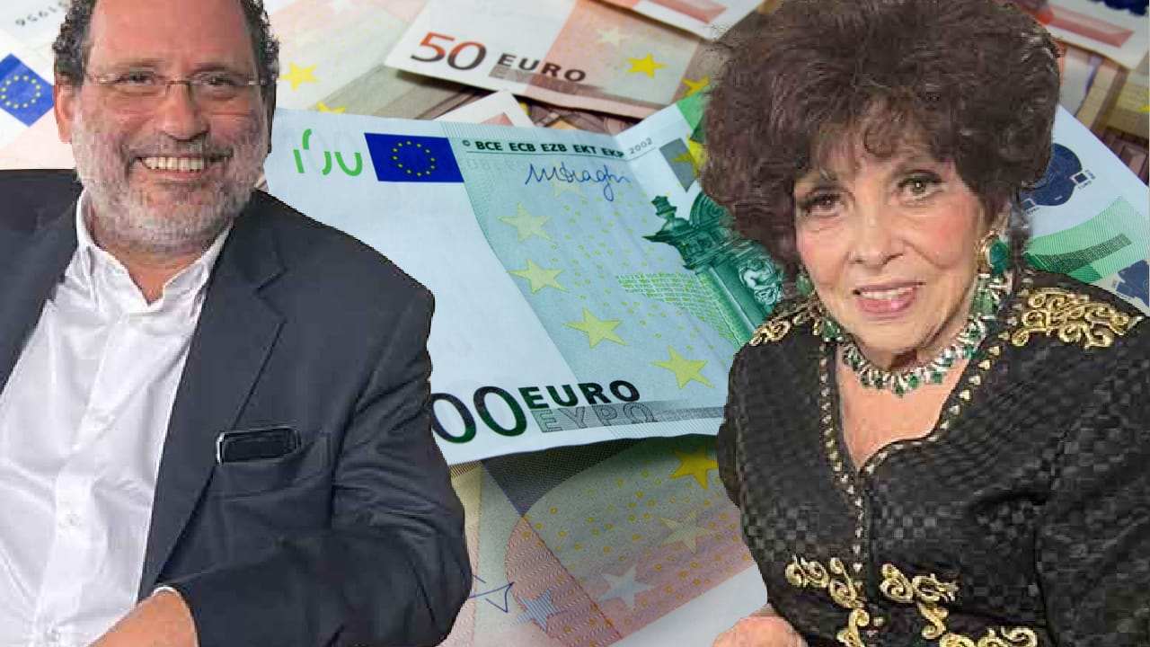 Gina Lollobrigida e l'avvocato Ingroia