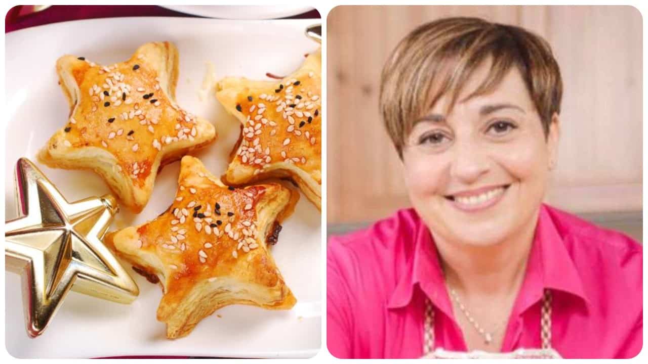 Stelle di Natale prosciutto e provola, Benedetta Rossi LettoQuotidiano.it