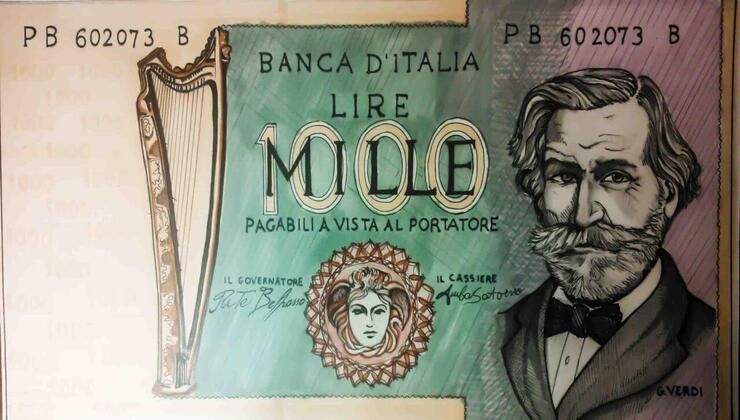 1000 lire Giuseppe Verdi
