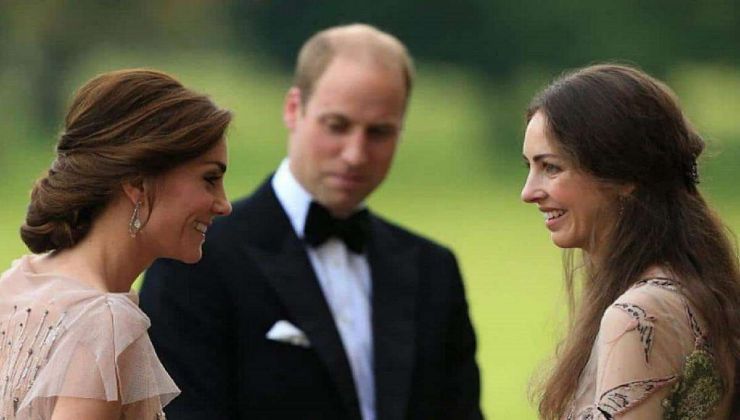 Kate, William e Rose Hanbury