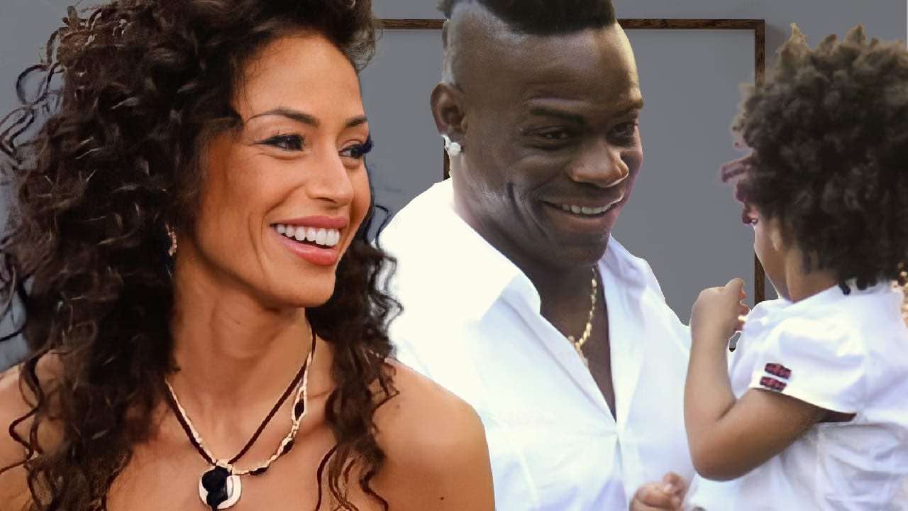 Raffaella Fico con Balotelli e la figlia