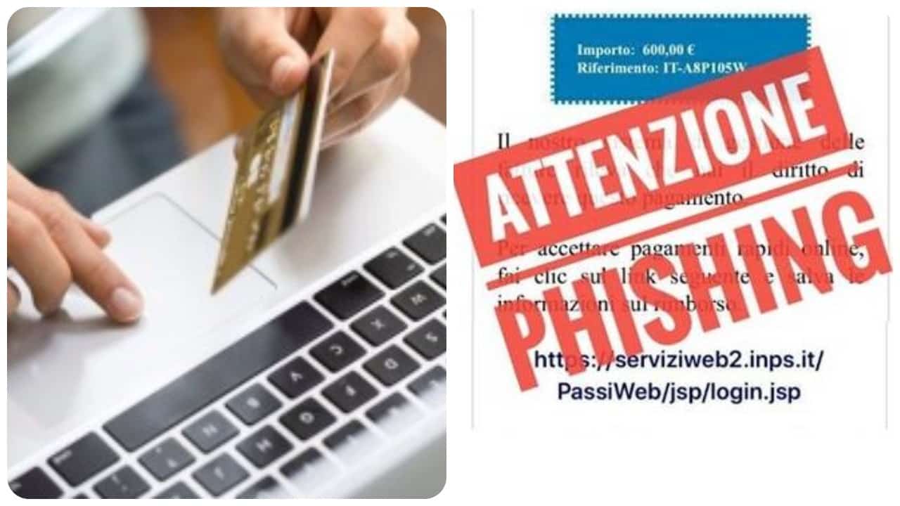 Allerta INPS, PC carta di credito