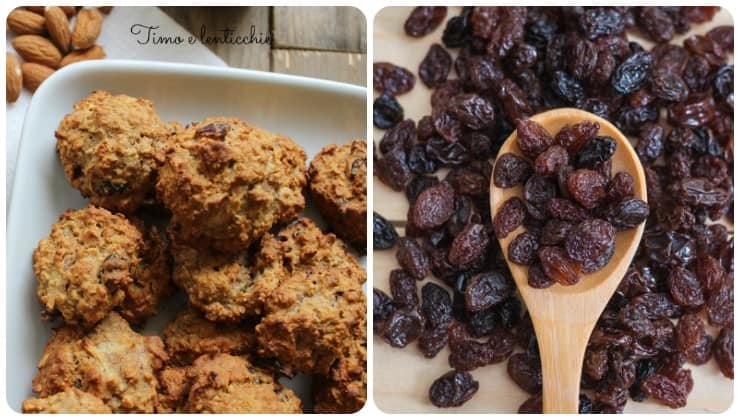 Biscotti e uvetta