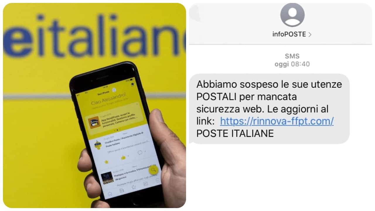 Infoposte sms cellulare
