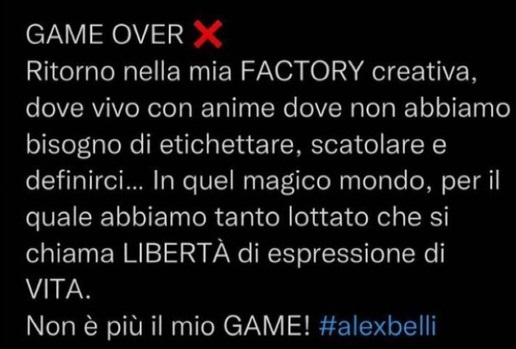 Post di Alex Belli