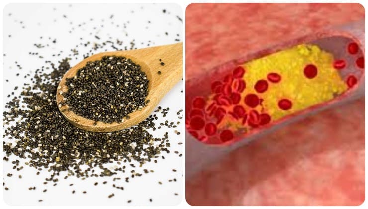 Chia seeds, clogged arteries