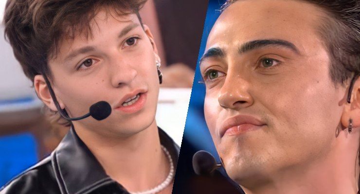 Luigi e Michele Bravi in lacrime