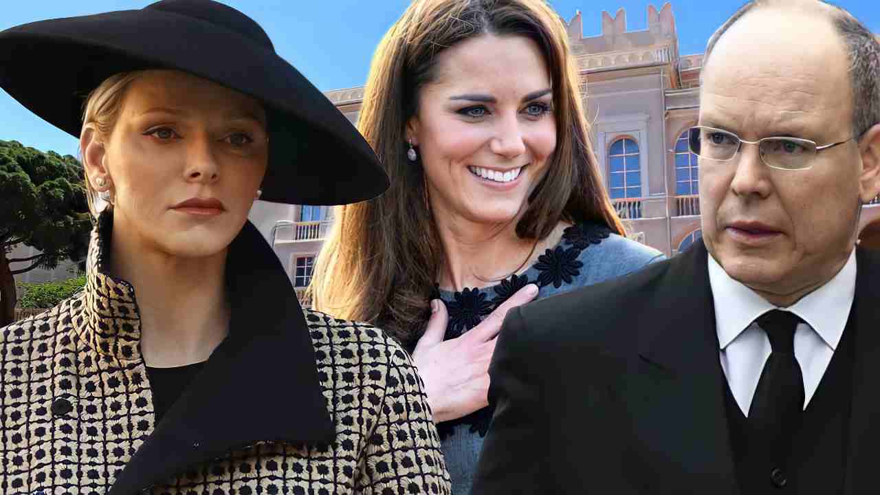 Charlene, Alberto di Monaco e Kate Middleton