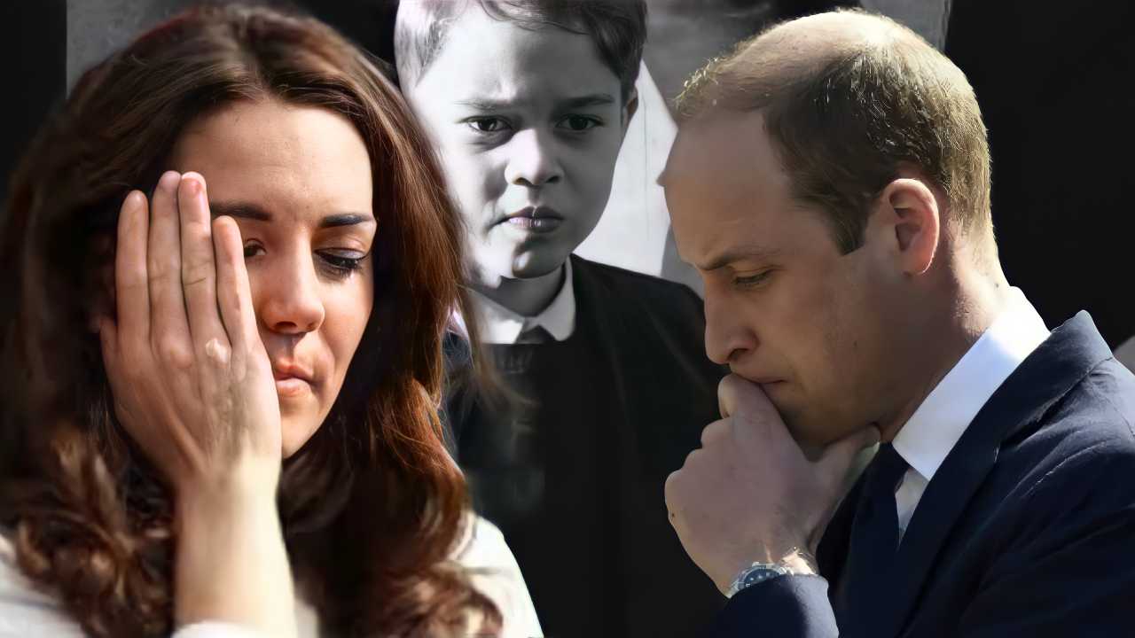 Kate, William e George