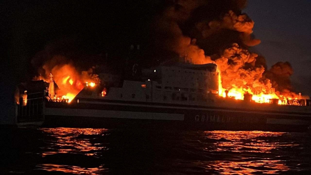 Trapani incendio