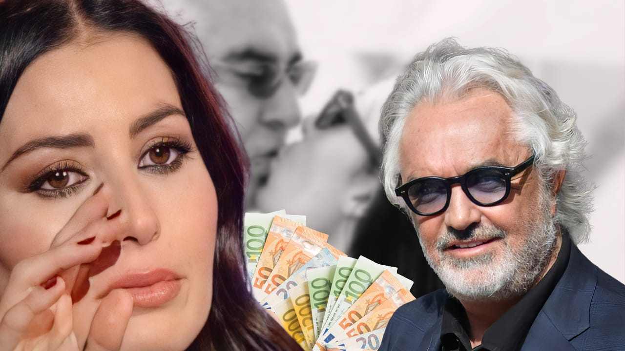 Briatore con la Gregoraci -