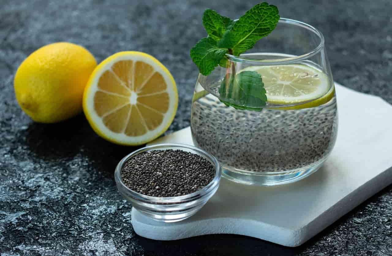 Clogged arteries, water and lemon and chia seeds