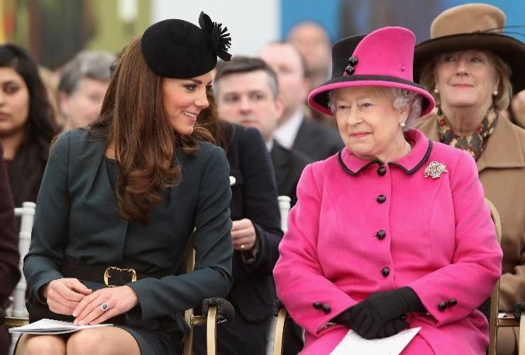 Duchessa di Cambridge e Regina Elisabetta